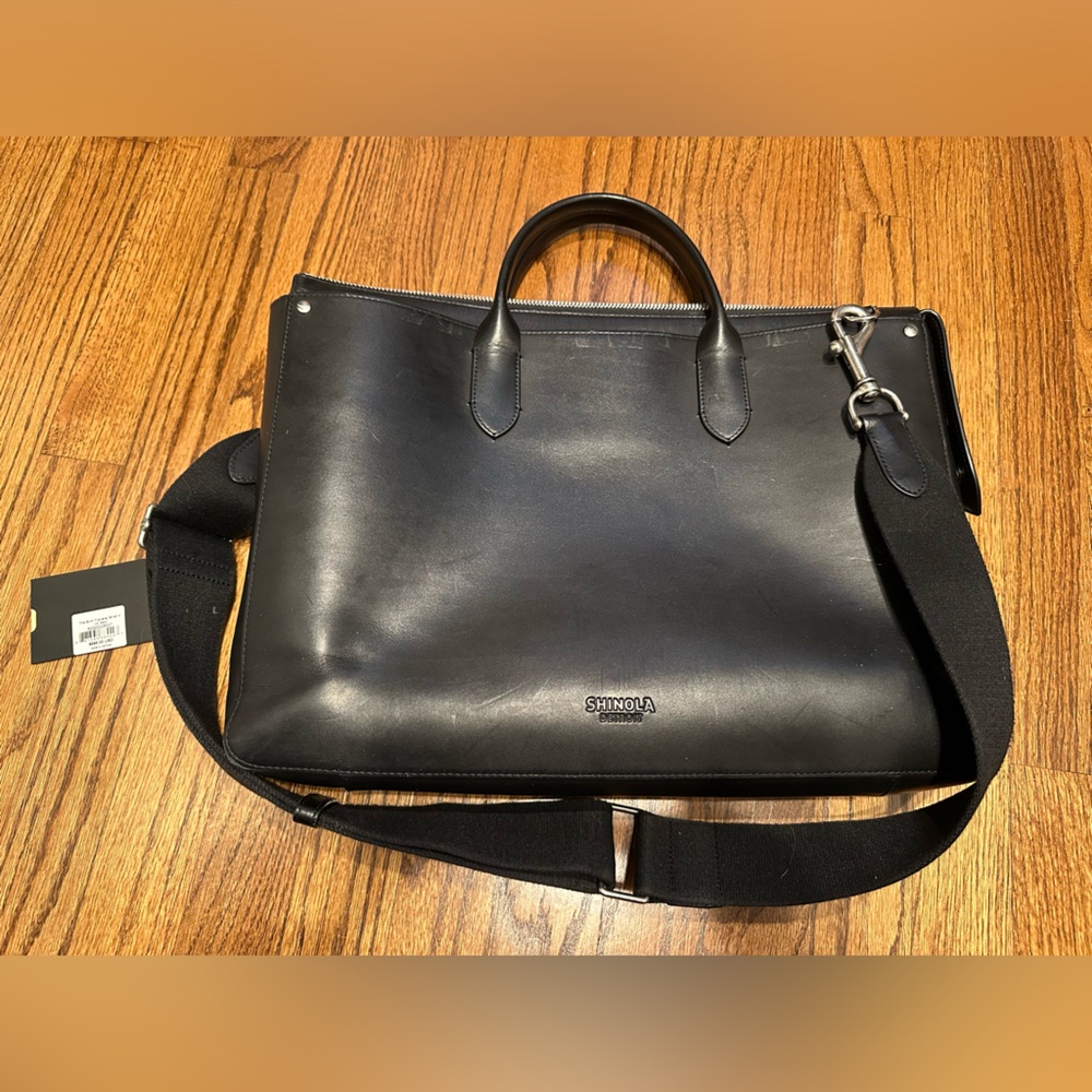 Shinola Slim Traveler Brief Gently Used!